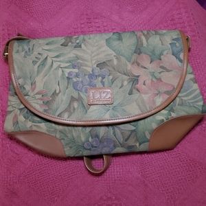 Vintage Liz Claiborne Floral Purse and Matching Wallet